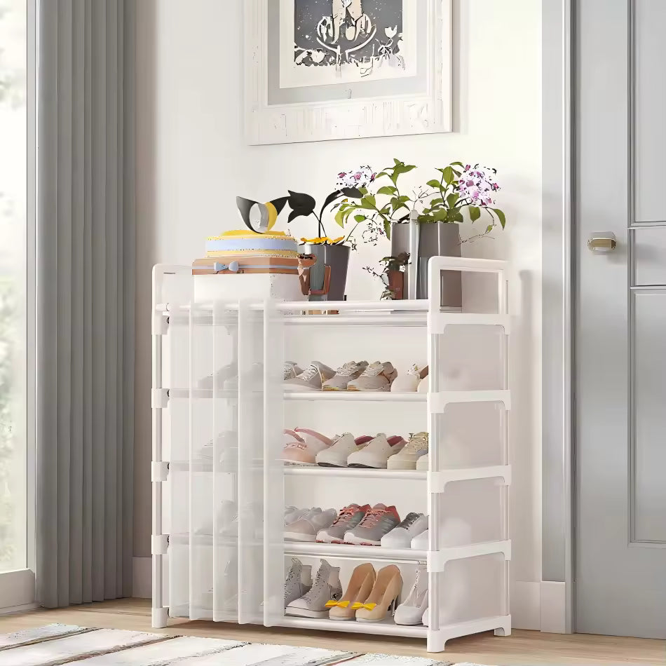 Dustproof Shoe Rack With Curtain, Stackable Multilayer Shoe Rack, Space Saving Footwear Organizer, Shoe Rack Organizer Cabinet With Curtain Dustproof Shoe Rack With Curtain, Stackable Multilayer Shoe Rack, Space Saving Footwear Organizer, Shoe Rack Organizer Cabinet With Curtain